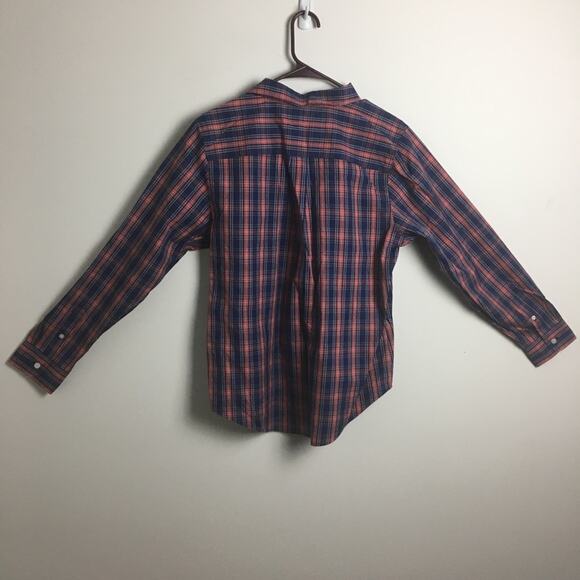 LL Bean Wrinkle Free Button Down Shirt Blue Medium - Picture 10 of 14